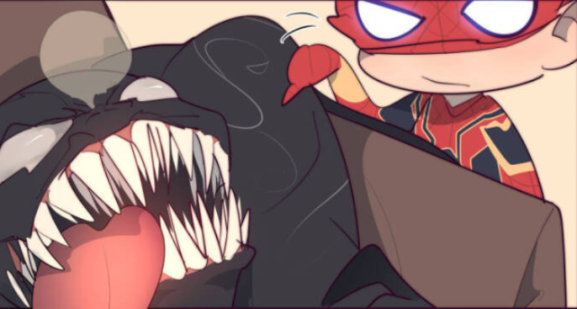 漫威:看到毒液在睡觉,蜘蛛侠想戳破他鼻涕泡,还是死侍比较会玩