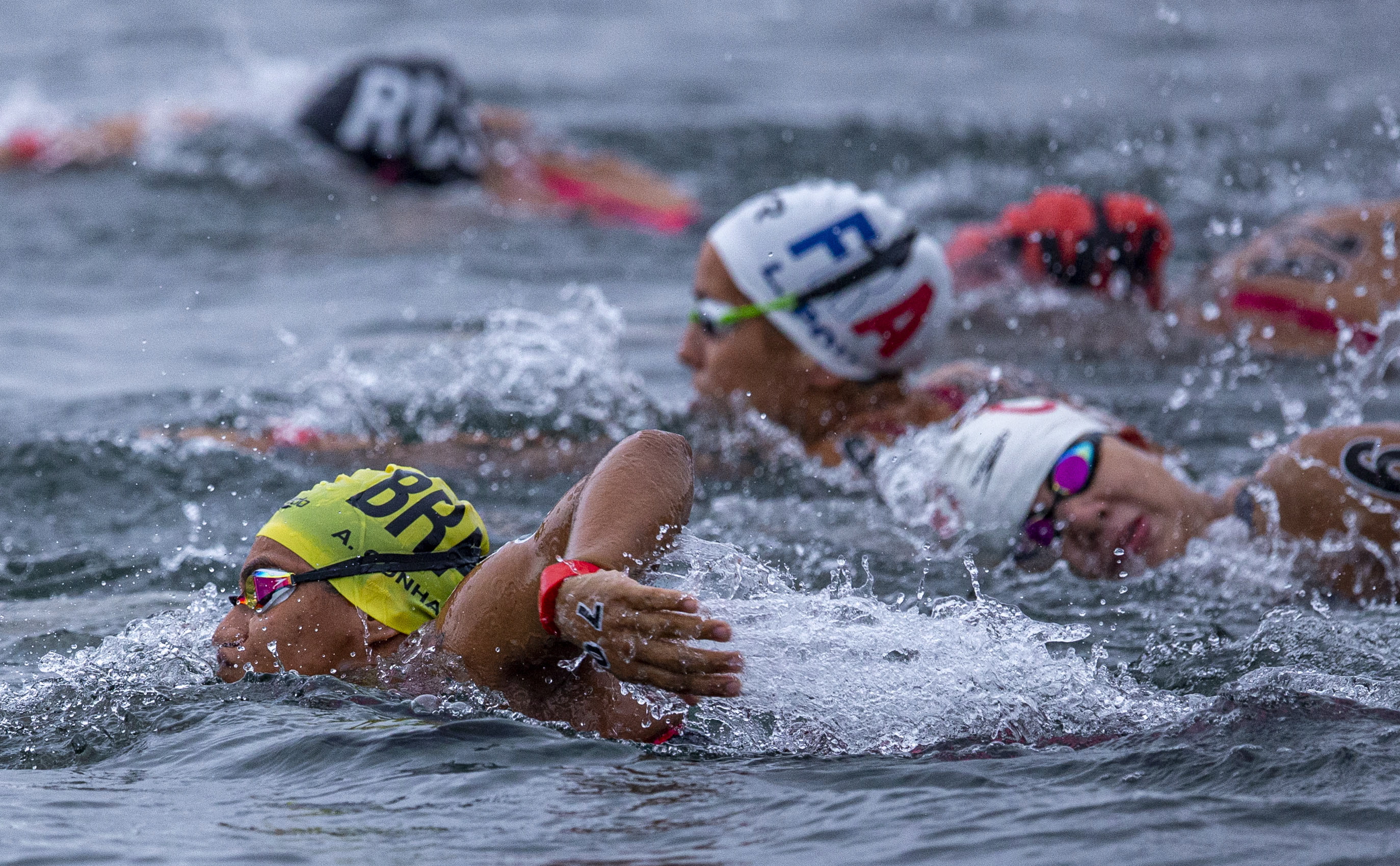 游泳世锦赛——公开水域女子25公里赛况(2)