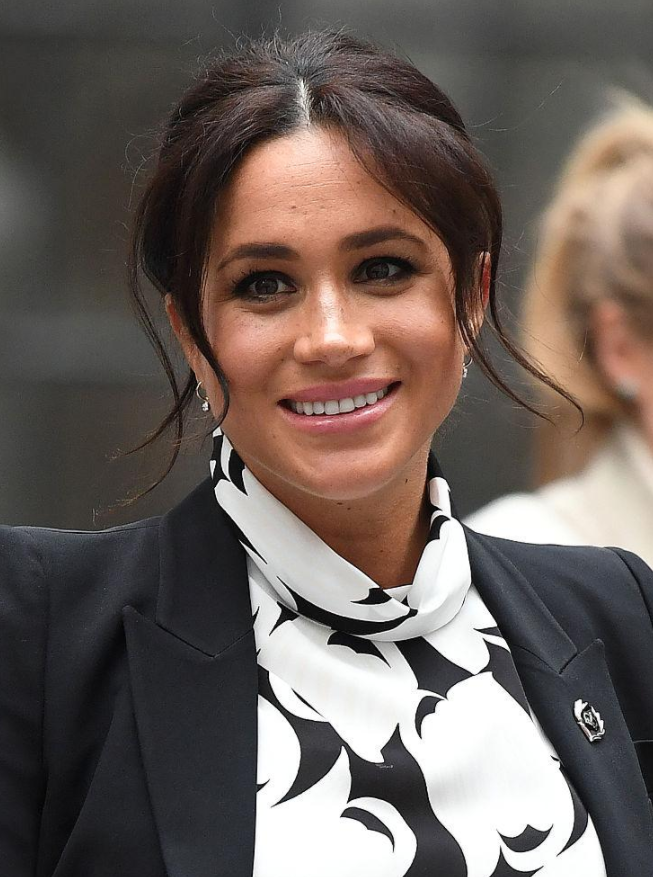 当地时间2019年3月8日,英国伦敦,梅根王妃(meghan m