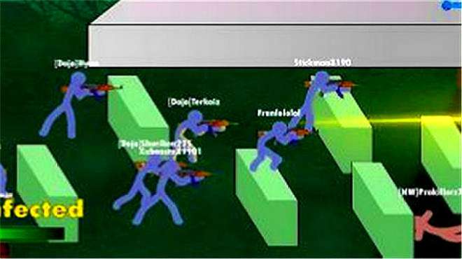 [图]火柴人版使命召唤，感染模式开战，谁能走到最后？