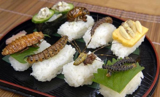 泰国的油炸水甲虫在别的国家很少能捡到,这种营养丰富,口感酥脆,深受