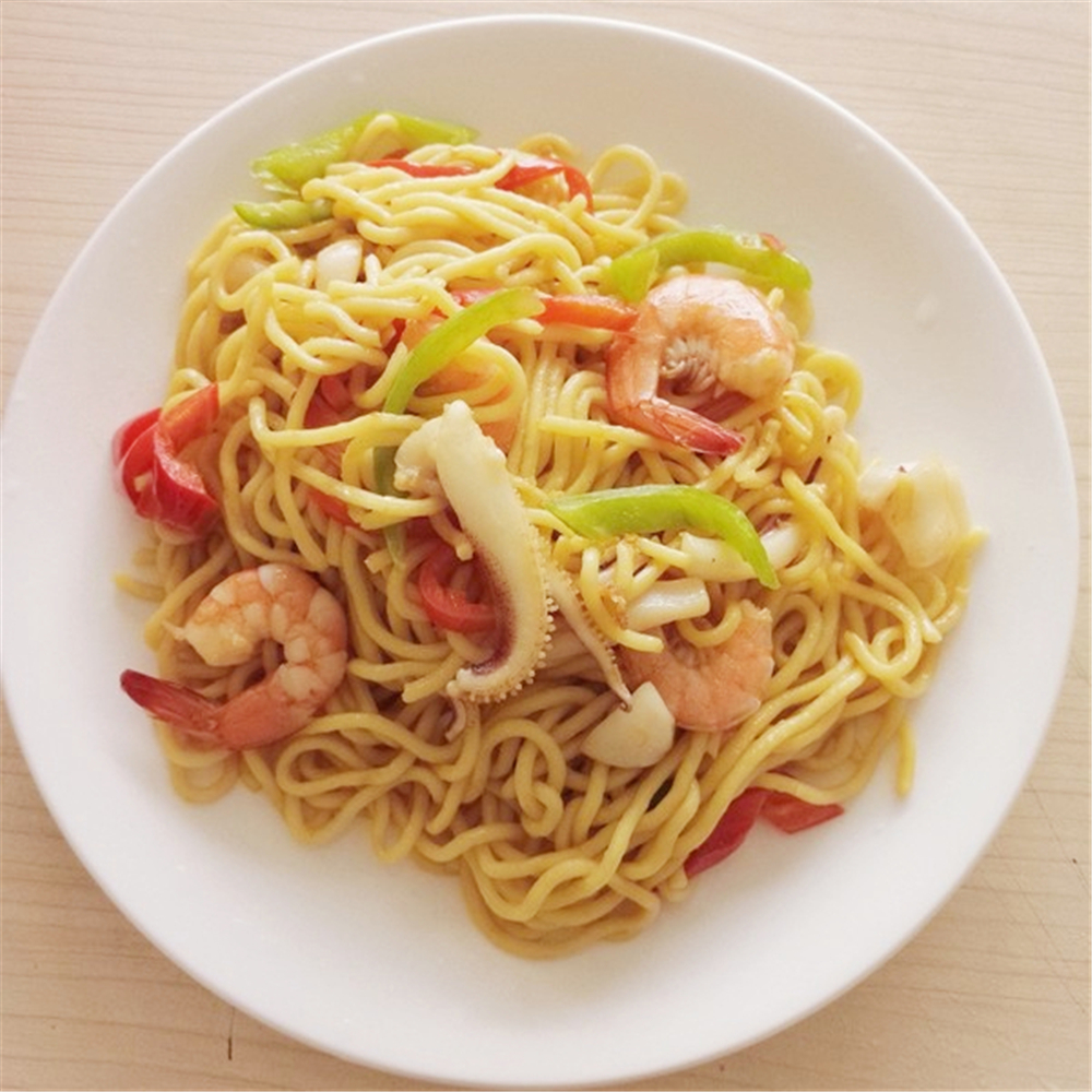 这道海鲜乌冬面,q弹爽滑,口感俱佳