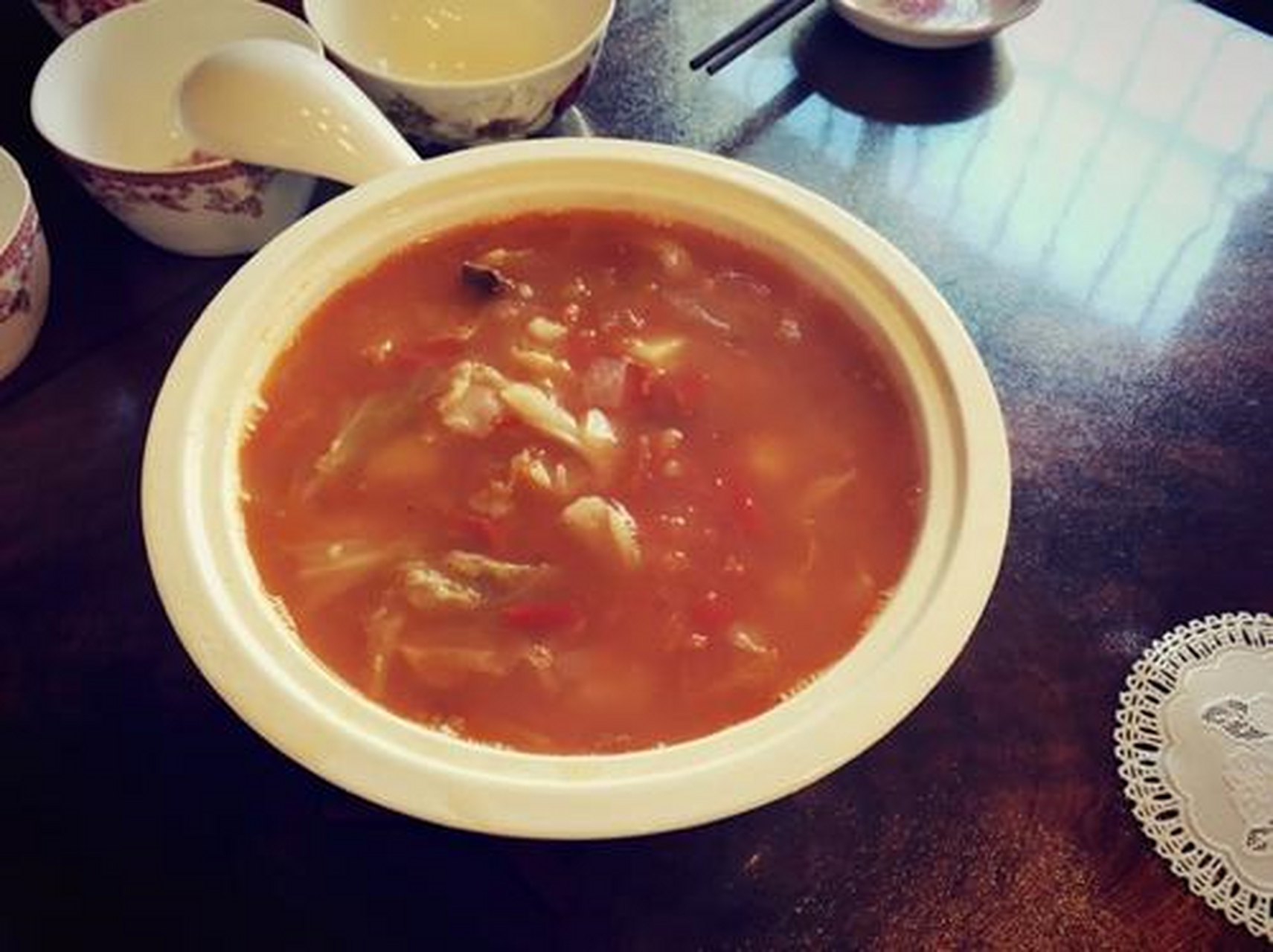 立冬创意美食#苏波汤(俄语苏波意为汤),由新鲜的卷心菜,土豆,西红柿