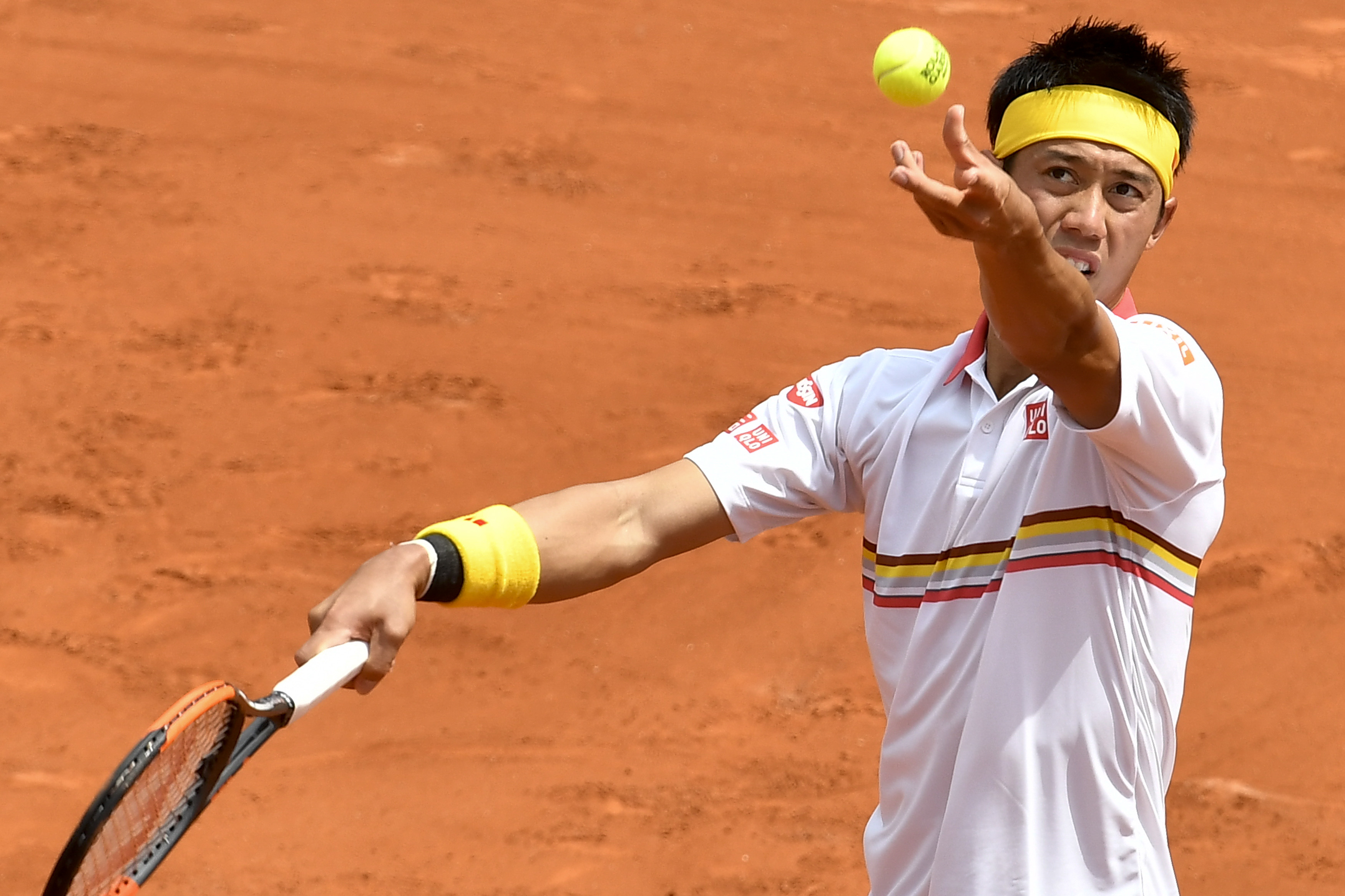 网球——法网:锦织圭无缘八强(3)