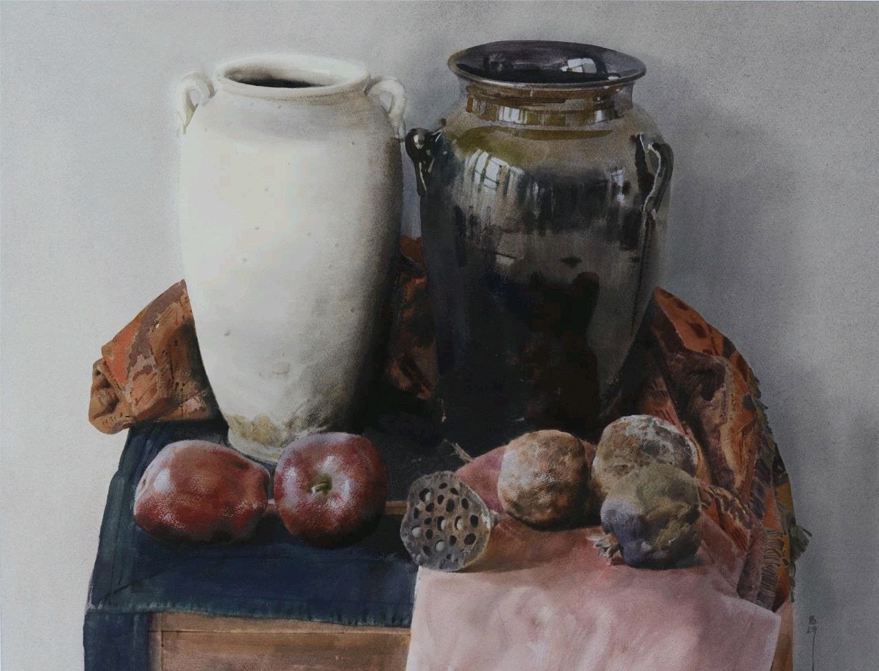 艺术家因新冠肺炎在金银潭医院去世,刘寿祥享年62岁,擅长水彩画