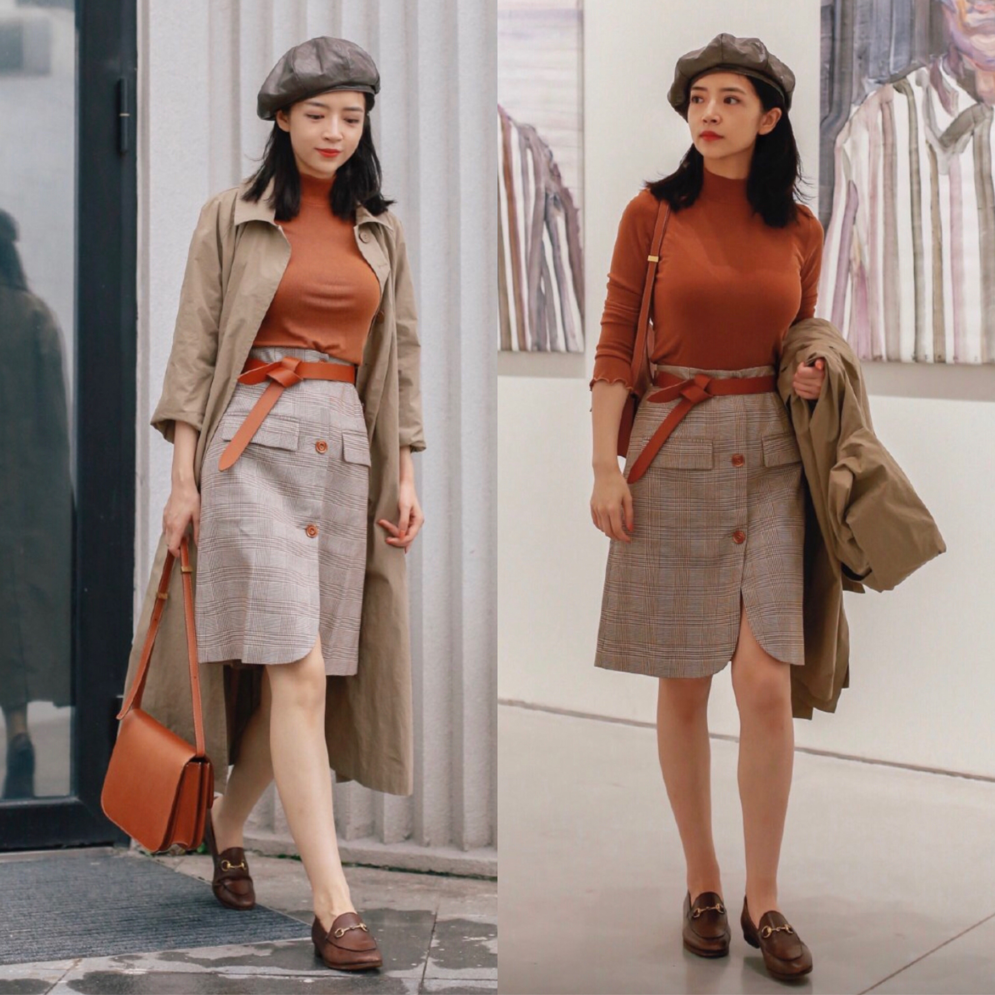 时尚博主三木秋装,简洁又温柔,完美给我们演绎质感穿搭!