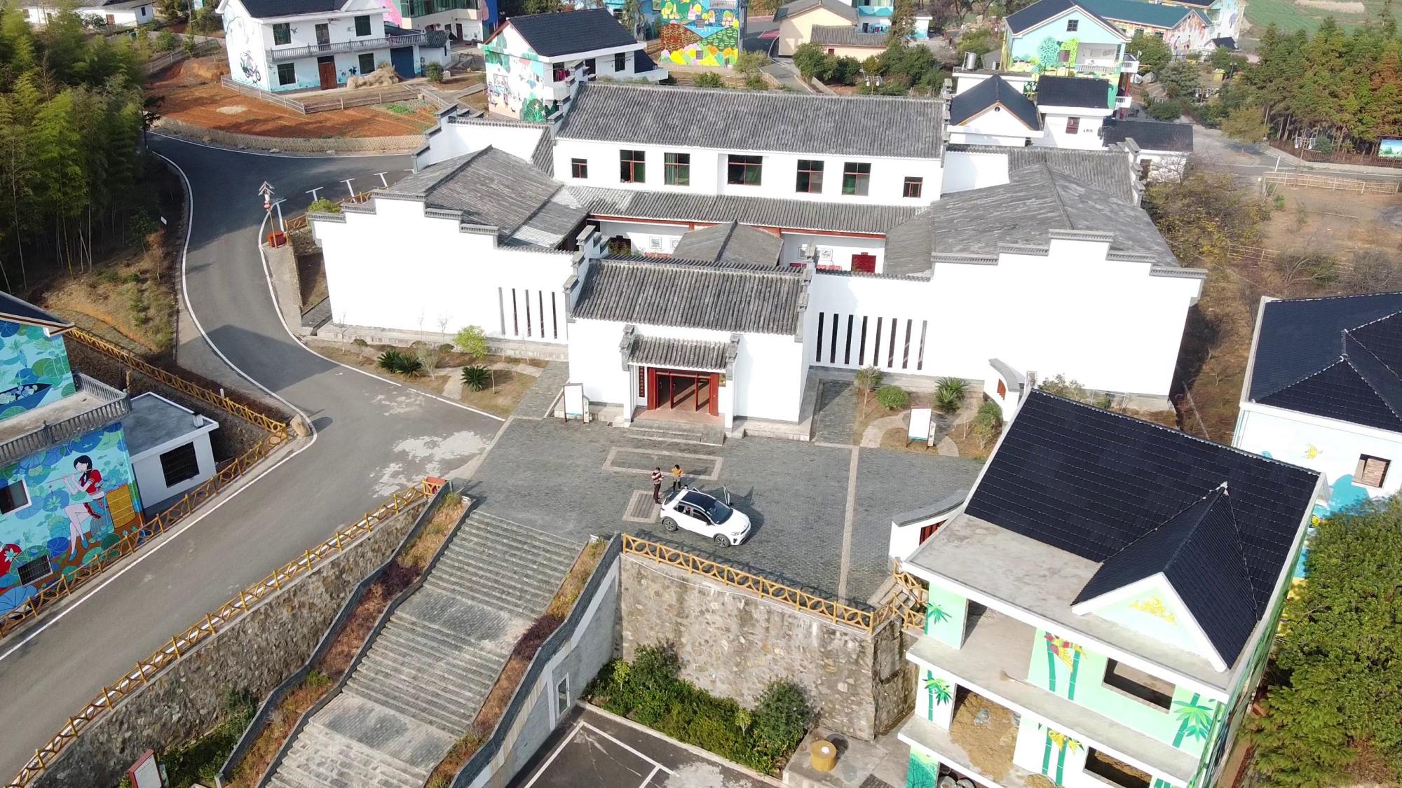 航拍摄影:江西省万安县高陂镇田北画村二区