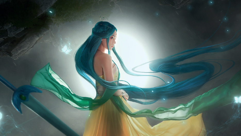 虹猫蓝兔七侠传蓝兔cos:唯有明月映星辰