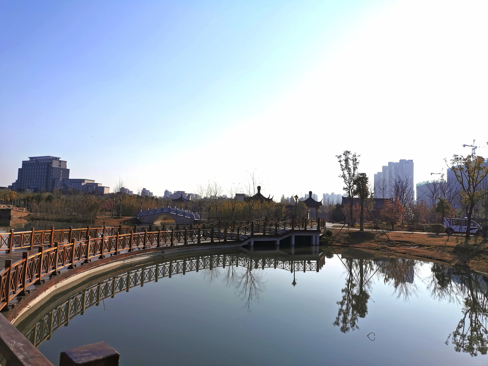 江苏东台:人民公园,春光灿烂