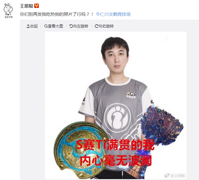 ig夺冠表情包解读:王思聪最大赢家,theshy能不能给防御塔面子!