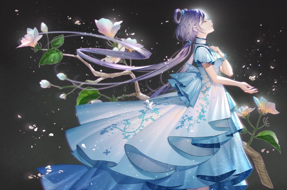 洛天依颜值巅峰!b站跨年晚会又唱又跳,少女音版茉莉花awsl