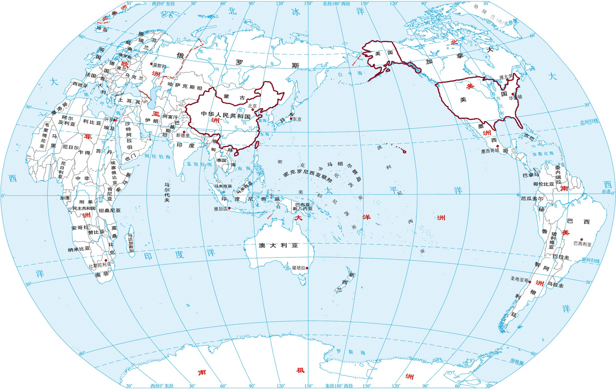 中国和美国纬度差不多,为什么飞机不是沿纬线方向飞行前往美国?