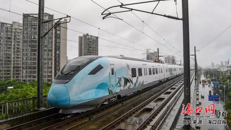 海口市郊列车项目将向东延伸至文昌