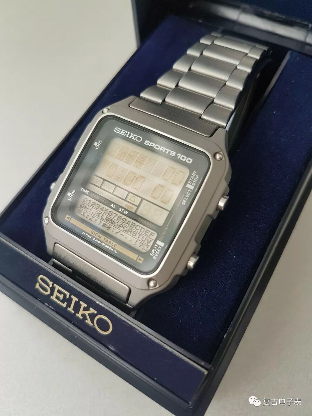 被岁月冲夸巅峰:80年代鼎盛的精工 seiko d410数显电子表