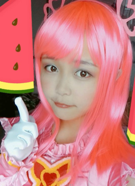 小学生cos魔仙美雪,素颜大眼一眼沦陷,网友:不当主角可惜了