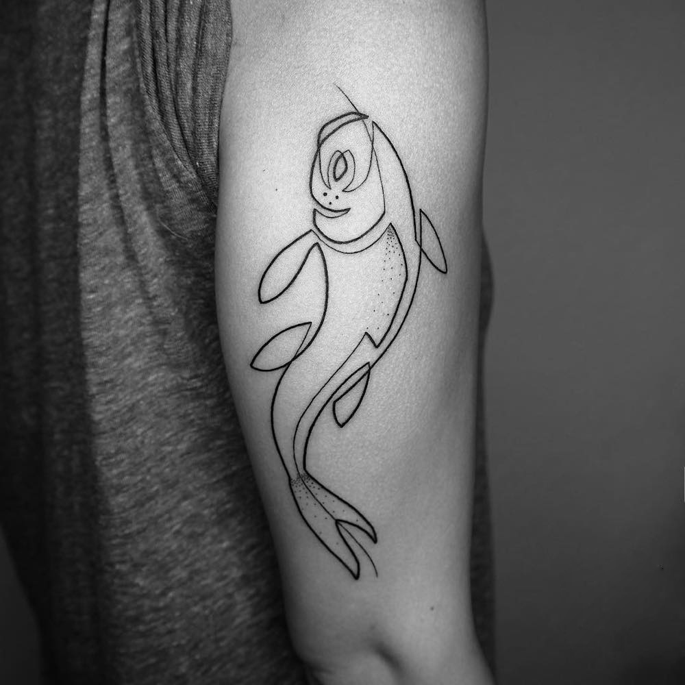 看上去简单的线条纹身,其实像迷宫一样脑洞大开