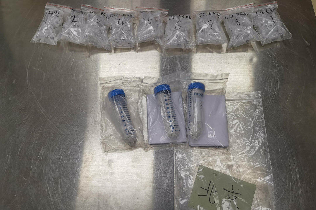 (视频)无奇不有!旅客携带183支人体唾液样本入境被截