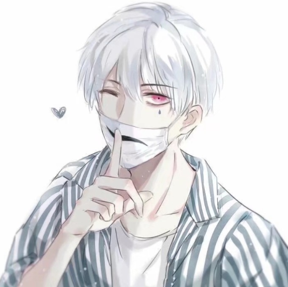 超帅二次元男生头像:情话躲在风里,爱的人藏在梦里,你在我心里