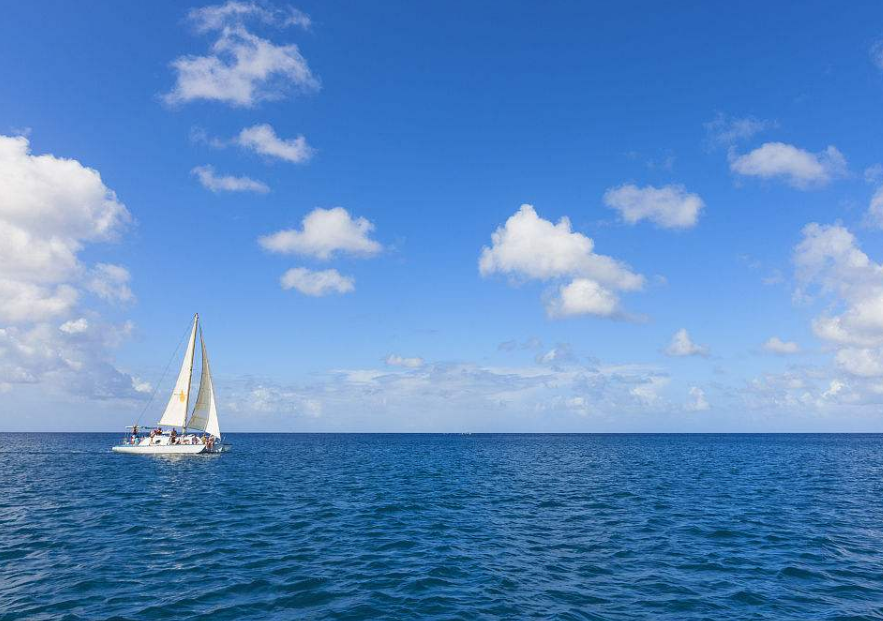 蔚蓝的大海景色优美,波澜壮阔,你喜欢吗?