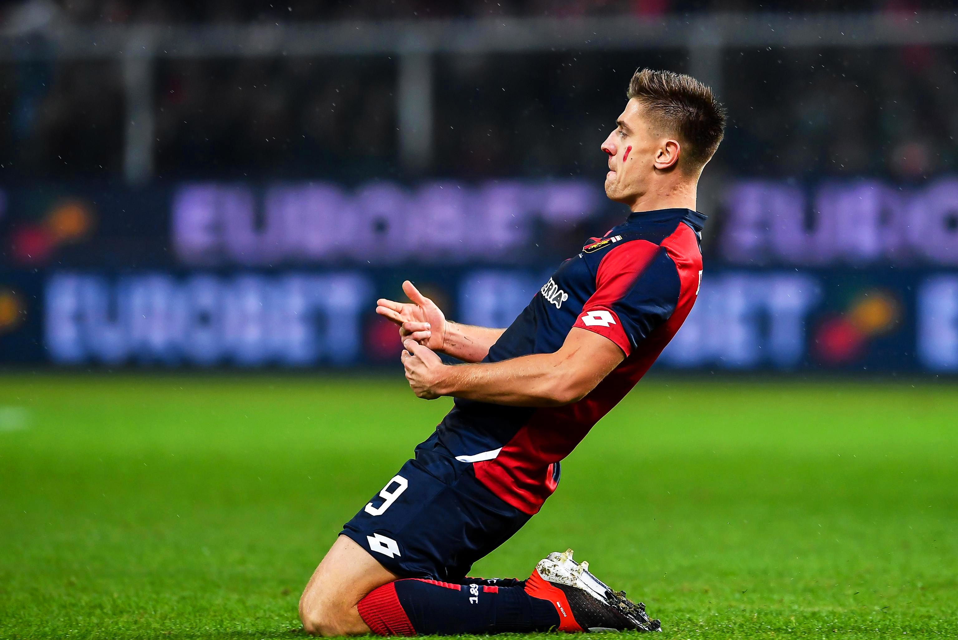 足球——意甲联赛:热那亚战平桑普多利亚