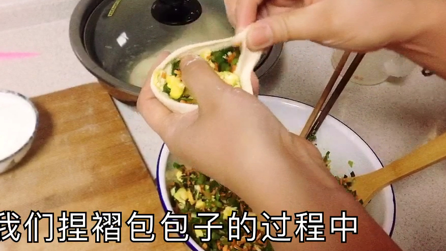 薄皮大馅十八个褶的包子,宝妈3秒钟教会你包法