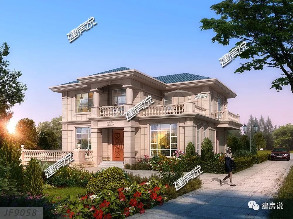 138㎡的二层小洋楼,经济又实用,建了越住越顺心