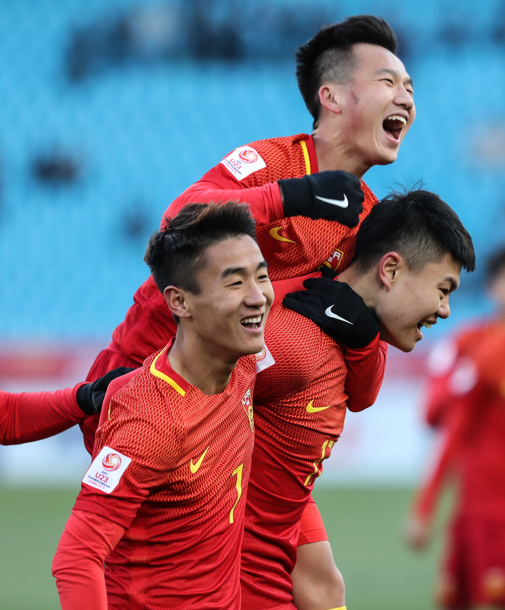 (体育)(1)足球——亚足联u23锦标赛a组:中国胜阿曼