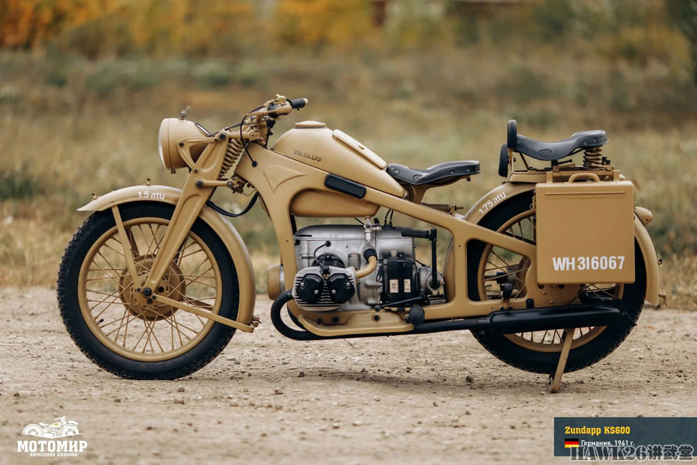 图说:二战德军摩托车各种标记 从番号到参数 透露出特有的严谨