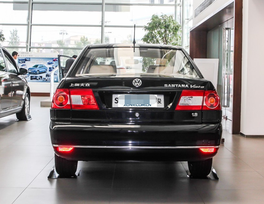 上汽大众桑塔纳志俊 1.6l 手动舒适版的观赏以及图解