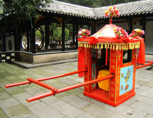 4顶花轿最喜欢哪一顶,测你今生"婚姻"是否幸福.