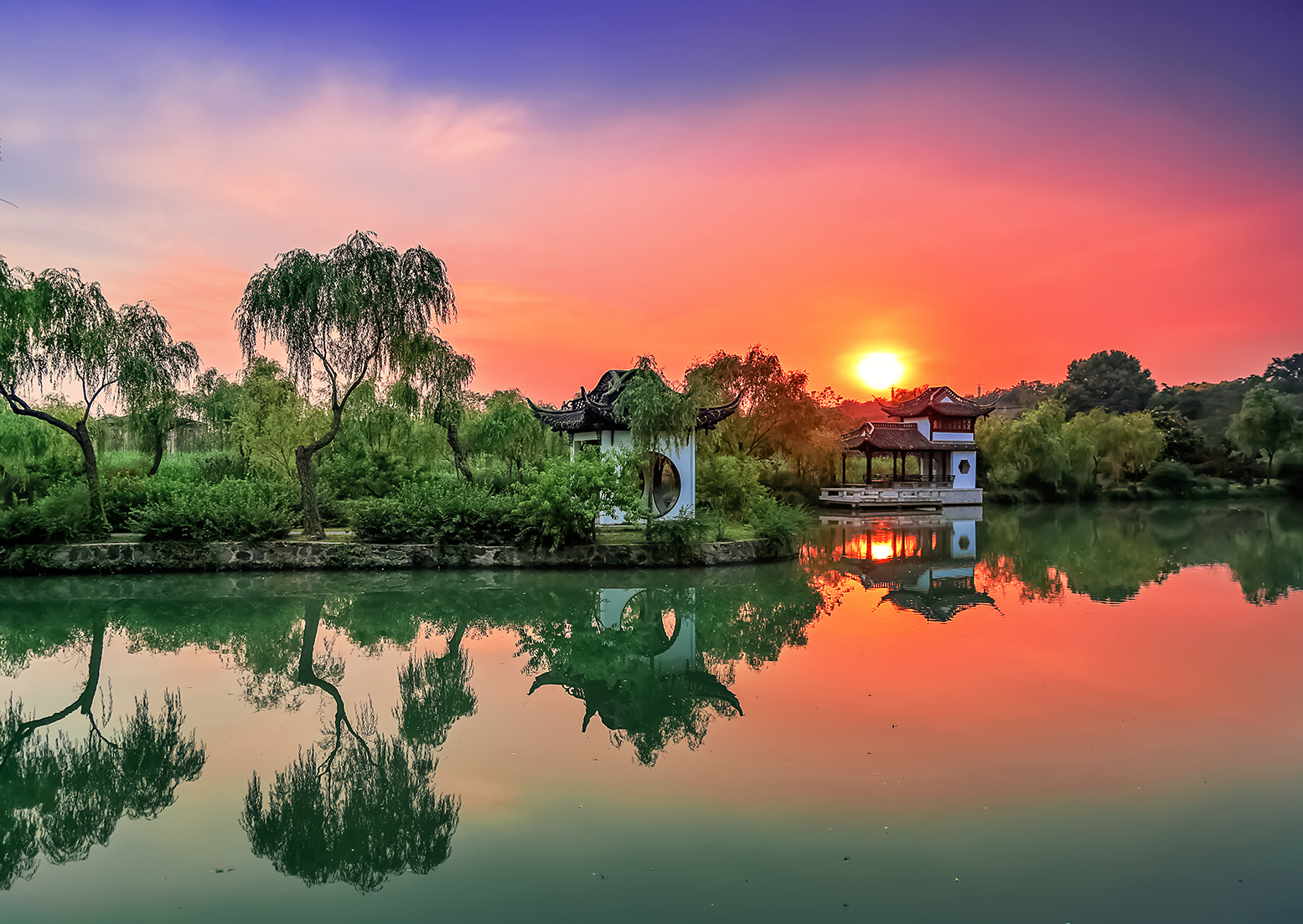 旅游风光摄影:美丽的瘦西湖 转载自百家号作者:织鱼影像