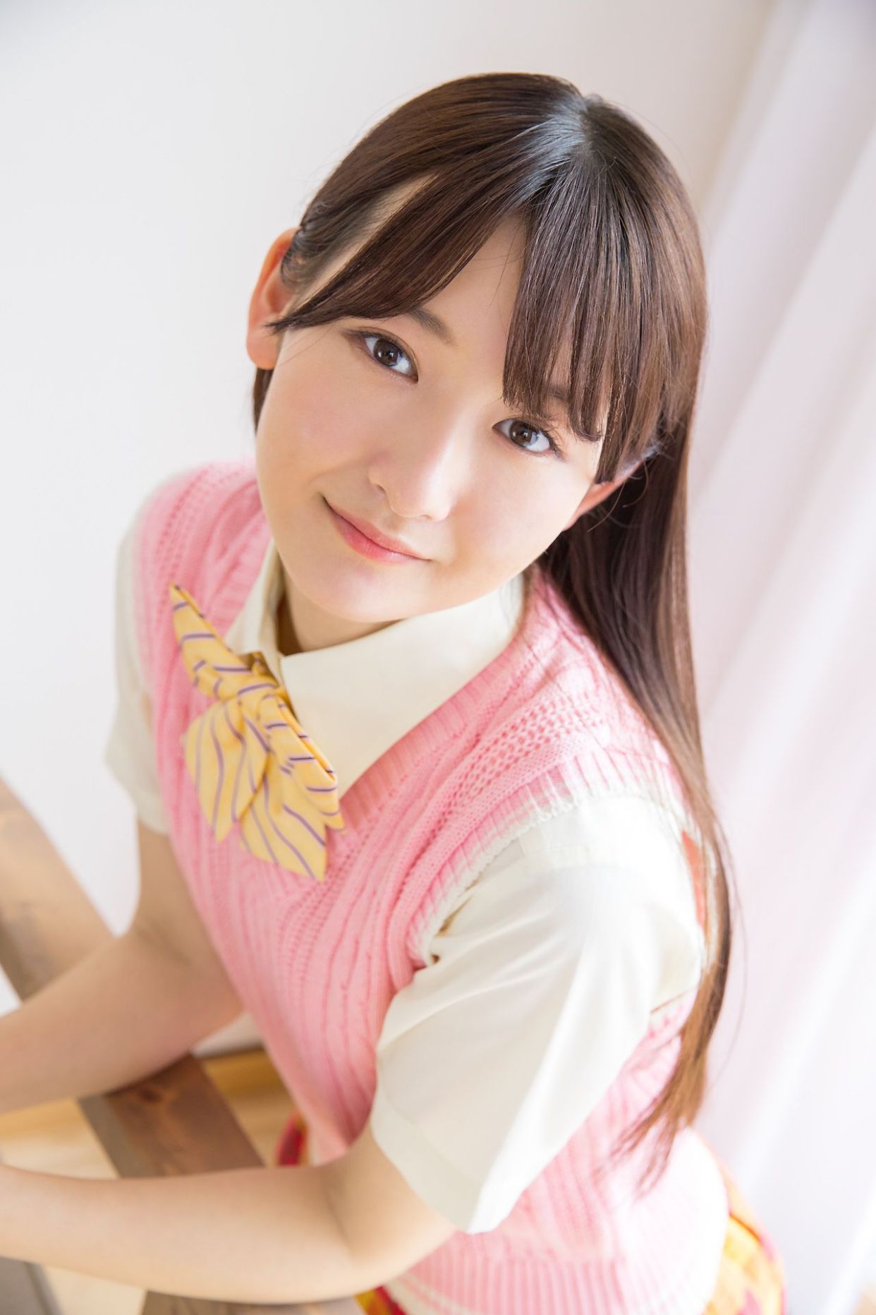 近藤あさみ - 针织毛衣校裙写真