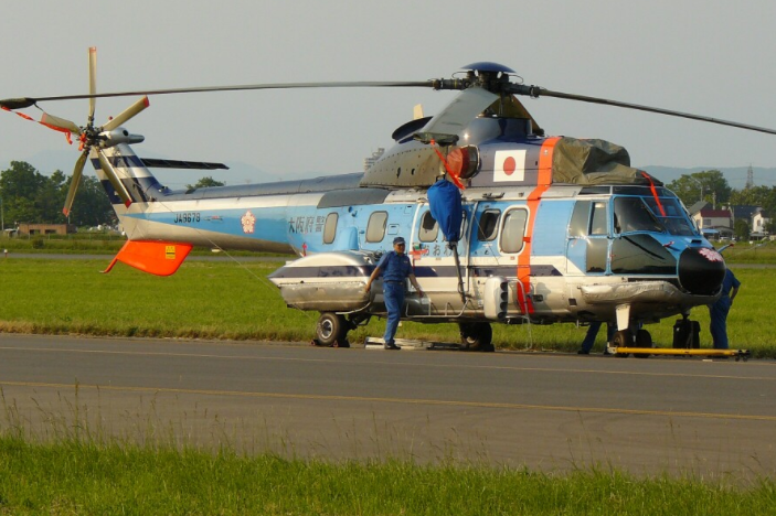 日本一架警用直升机返航后发现5根螺丝脱落