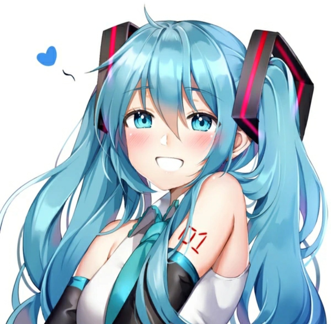 二次元动漫美图:软萌可爱的初音未来,保证这些图你大
