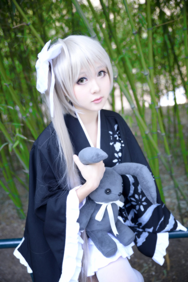 缘之空cos:这么好的春日野穹,不抱走可惜了,浴衣风格出镜!