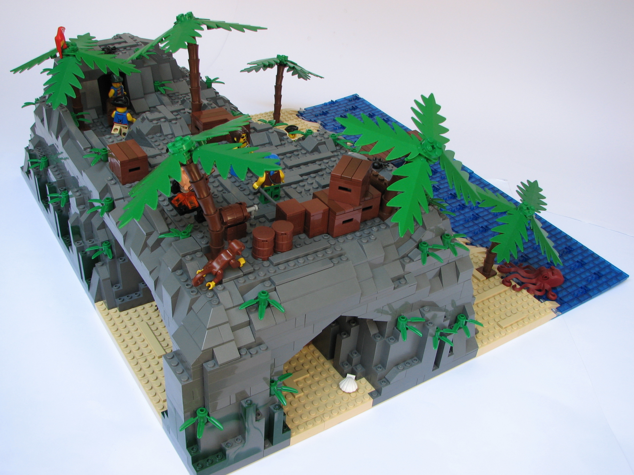 一起看乐高——moc,场景系列之海盗