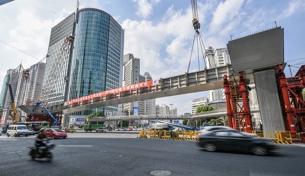 北横通道天目路立交图片