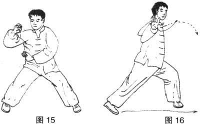 铁山靠拳法图片