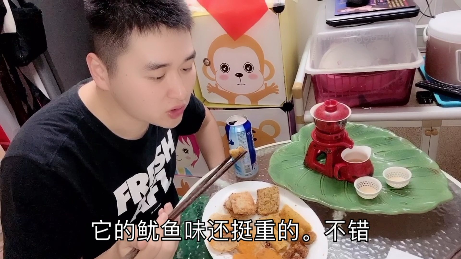 潮汕人在深圳,买了一堆家乡美食特产,这些海鲜油煎油炸很好吃