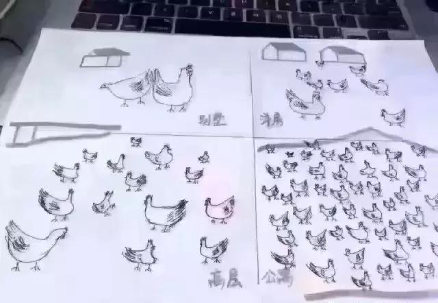 客户听不懂容积率,绿化率,售楼小姐画了几张图全明白了!