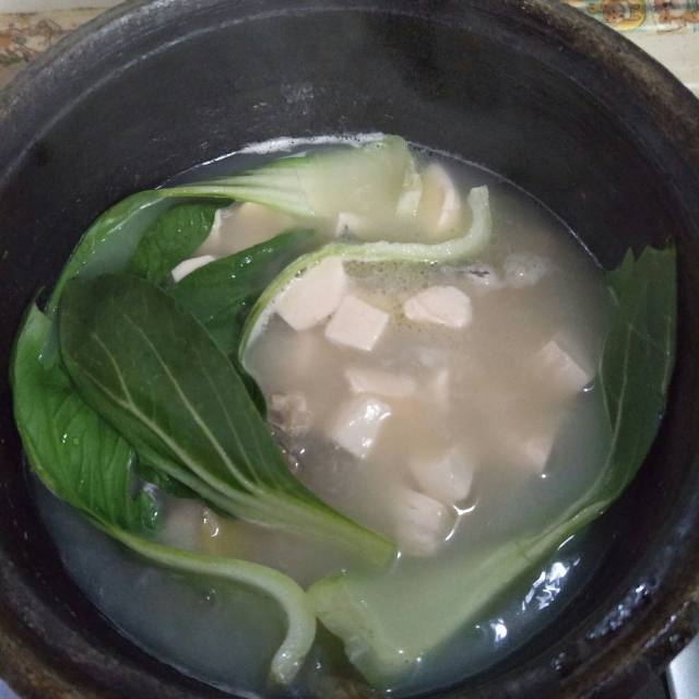 鱼鳍豆腐汤,味道清淡鲜美,喝上一碗超满足