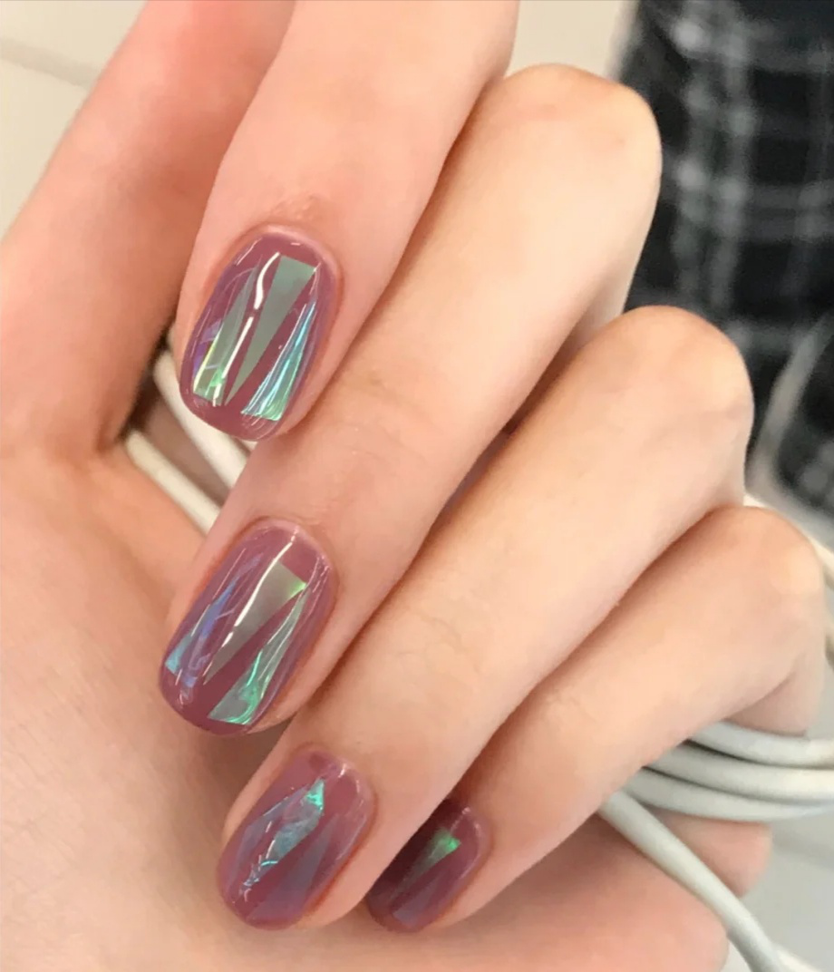 超级显白的纯色美甲,黄黑皮女生的福利,再也不用因为手黑而自卑