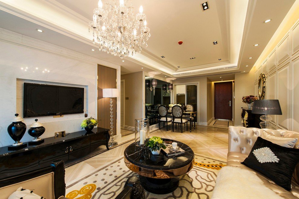 雅致新古典风格二居家装图