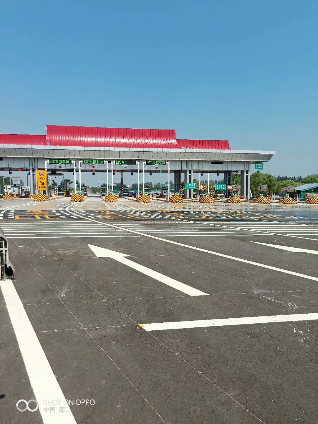 周口高速公路口热熔划线