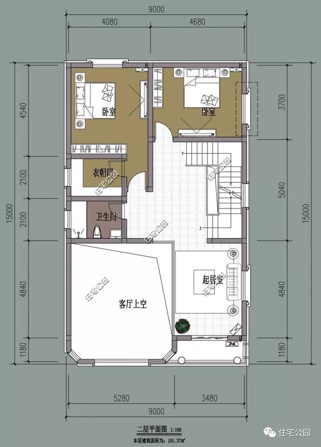 16米乘7米自建房设计图图片