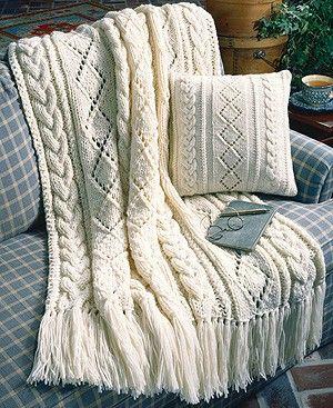 十余款手工编织毛毯,总有一款会让你心动,自己编织一件吧!