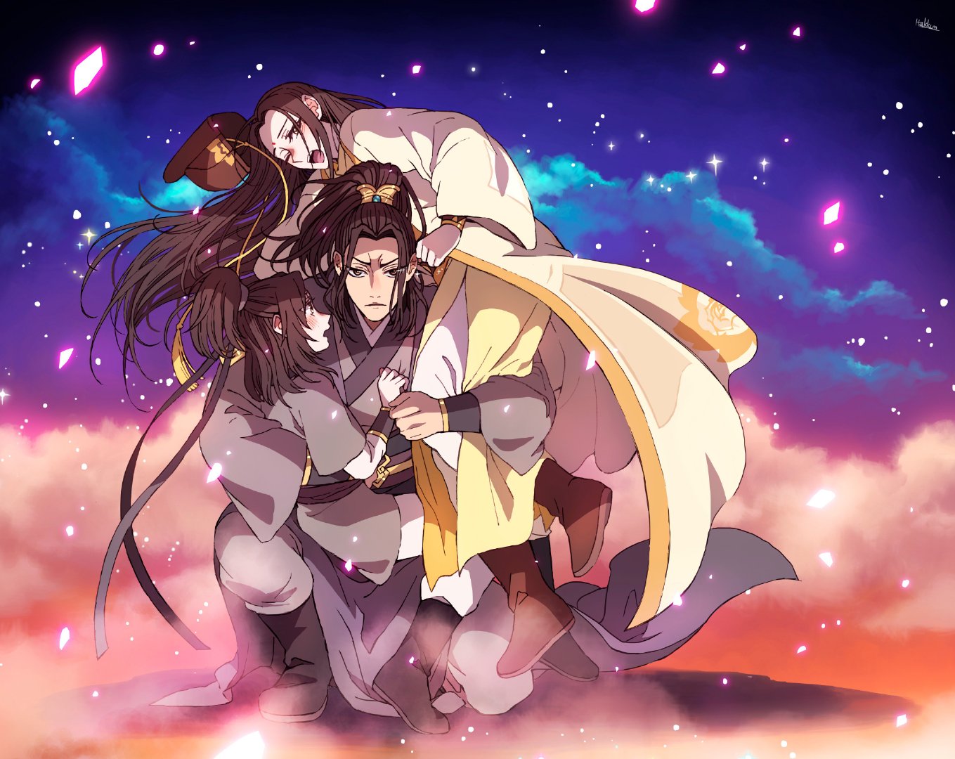 魔道祖师:聂大与蓝大较量,看表情知道谁赢,网友:一家人何必呢