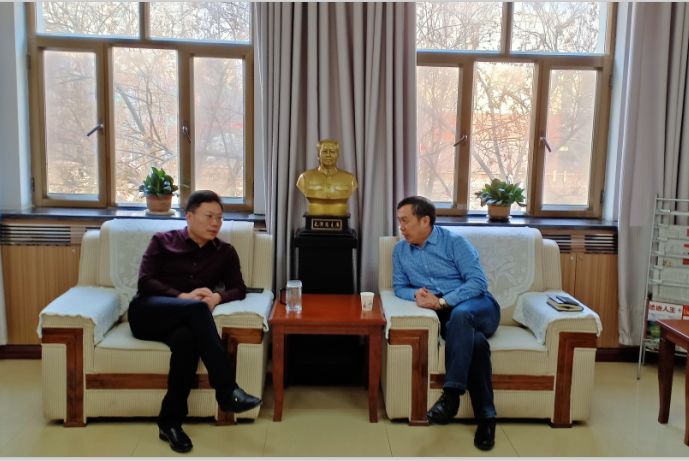 「公司要闻」上官书民与秦加友会谈