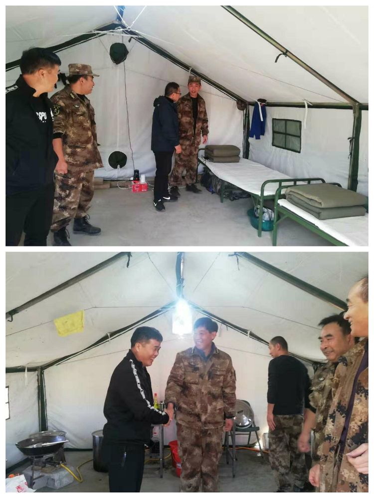 沙场秋点兵——王舍人街道领导随历城区慰问团赴潍北靶场慰问基干民兵