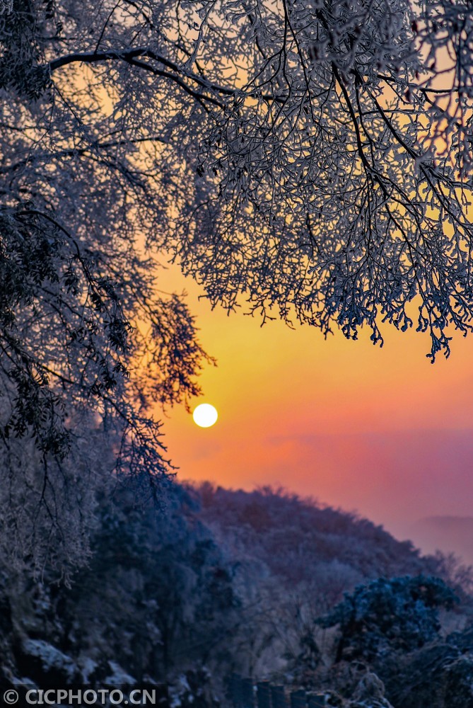华蓥雪霁 美不胜收